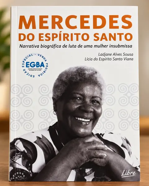 Capa do livro Mercedes do Espírito Santo, narrativa biográfica de luta de uma mulher insubmissa